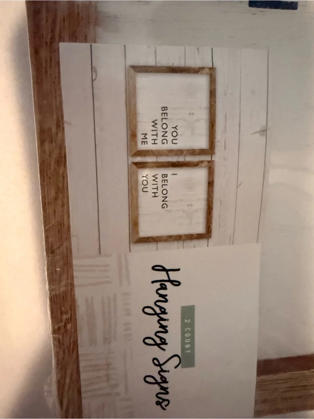 Target Neutral Wood-Framed Wall Art Set - White Background with Black Text